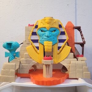 Imaginext Serpent Strike Egyptian Pyramid Sphinx Playset Pharaoh 2016 Works